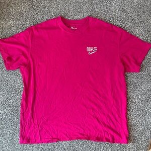 Nike Men's Vibrant Pink Short Sleeve Tee
